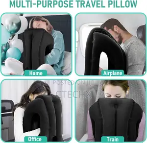 Inflatable Travel Pillow to Relieve Neck Shoulder Pain Support Head