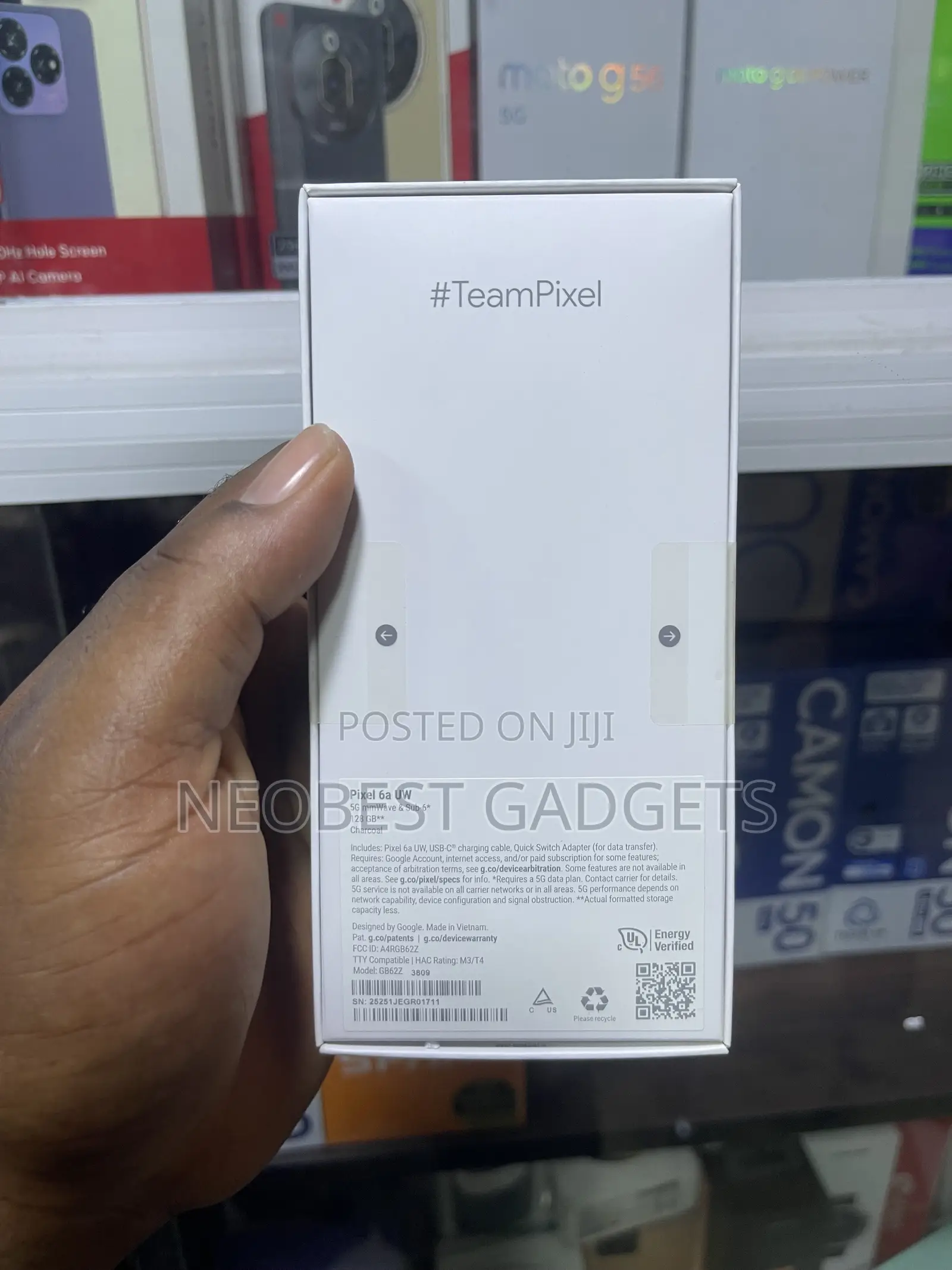 New Google Pixel 6a 128 GB Black