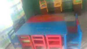 Neatly Used Kindergarten Nursery School Tables and Chairs - For Sale