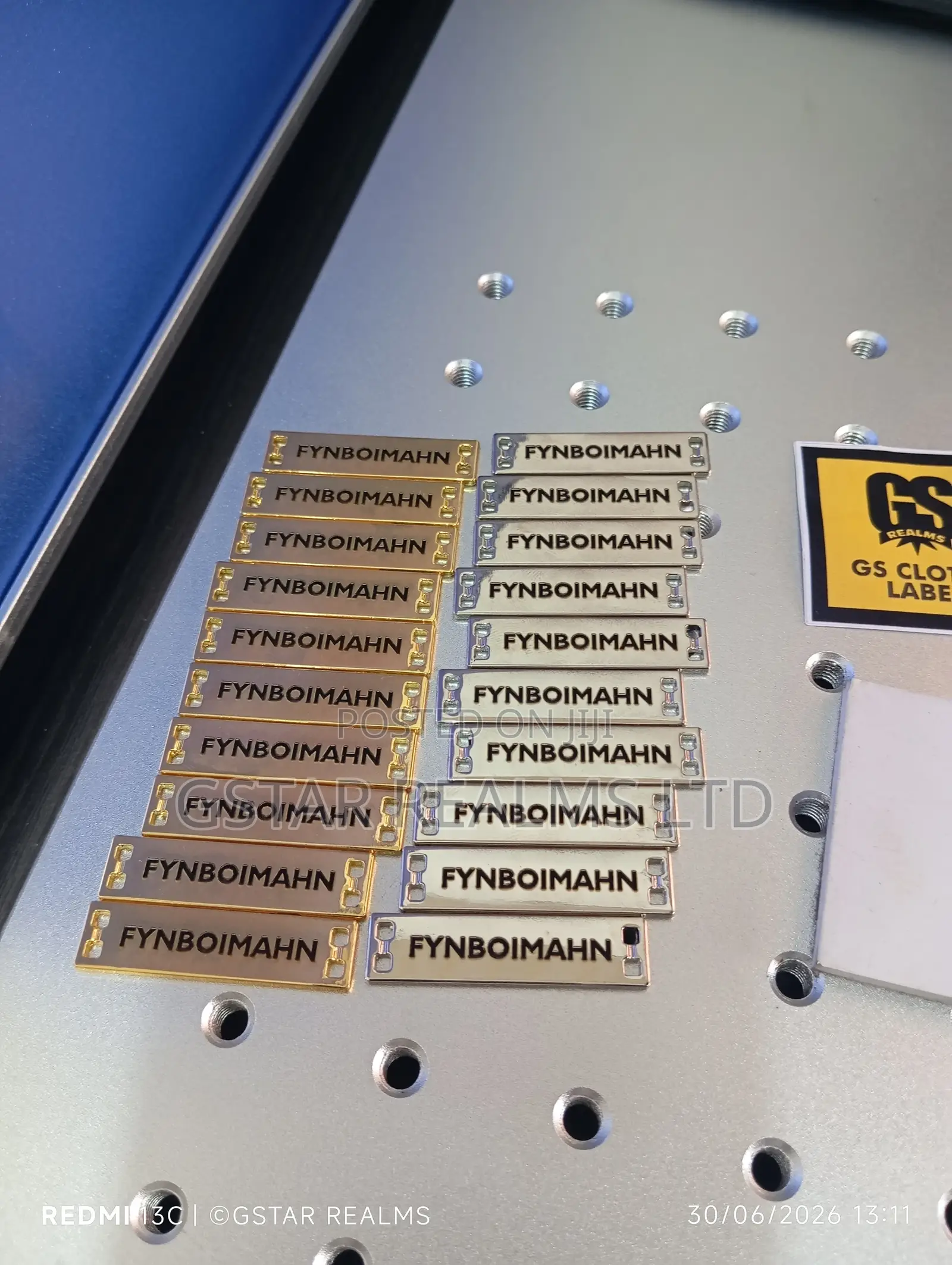 Metal Tag (Engraved)
