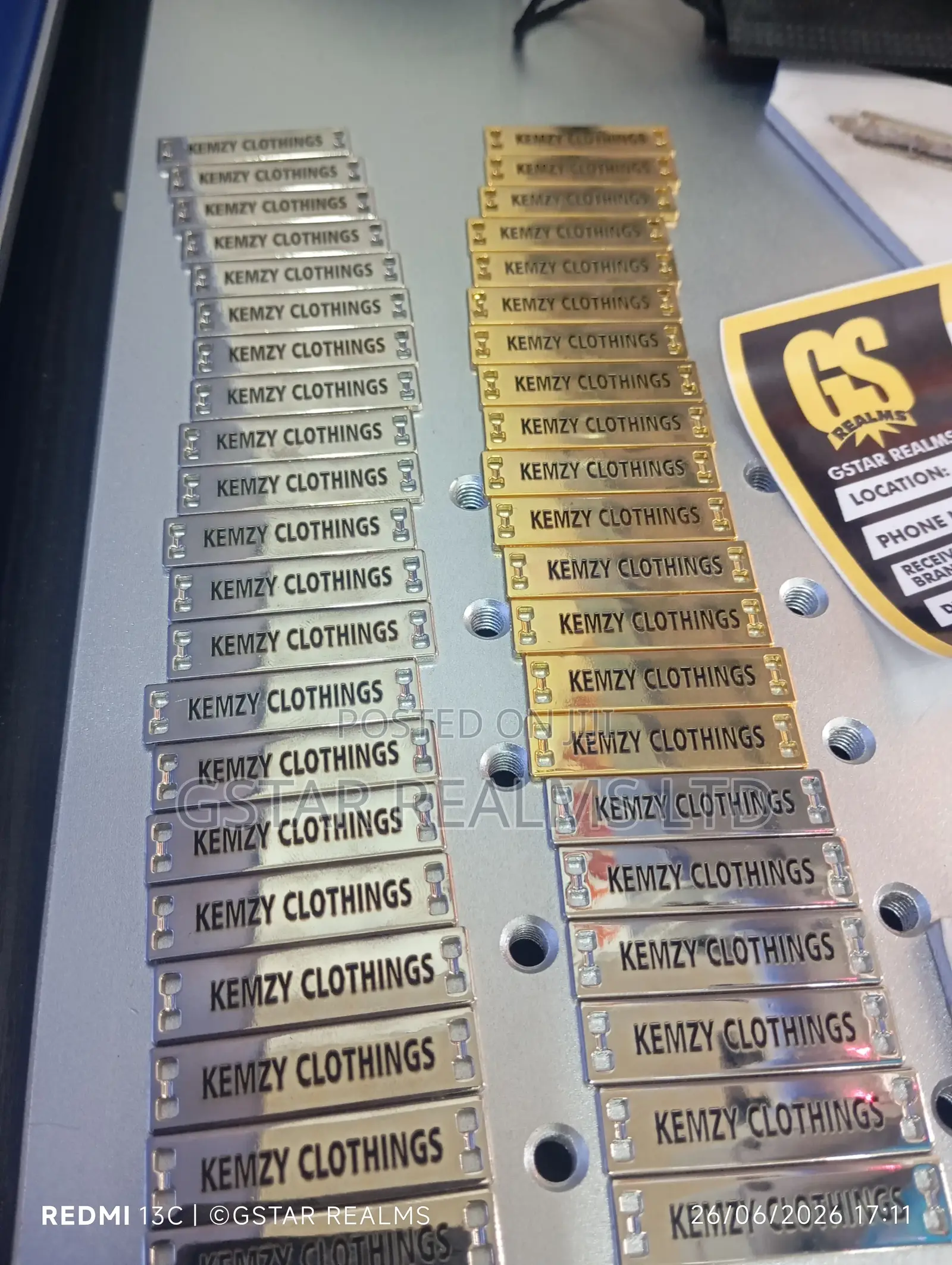 Metal Tag (Engraved)