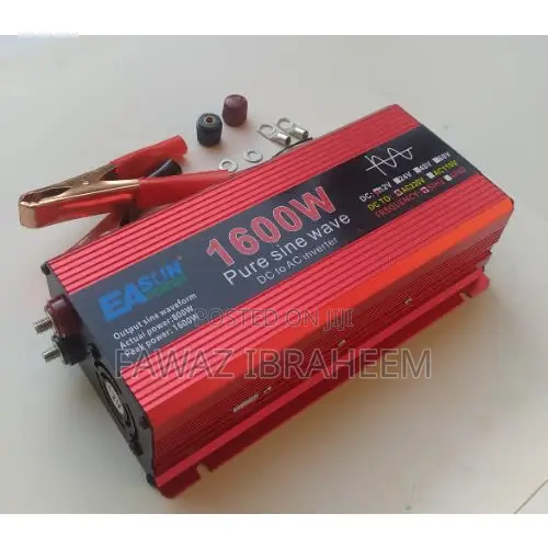 Easun Pure Sine Wave Inverter 12v 1600w Surge - 800w Continuous