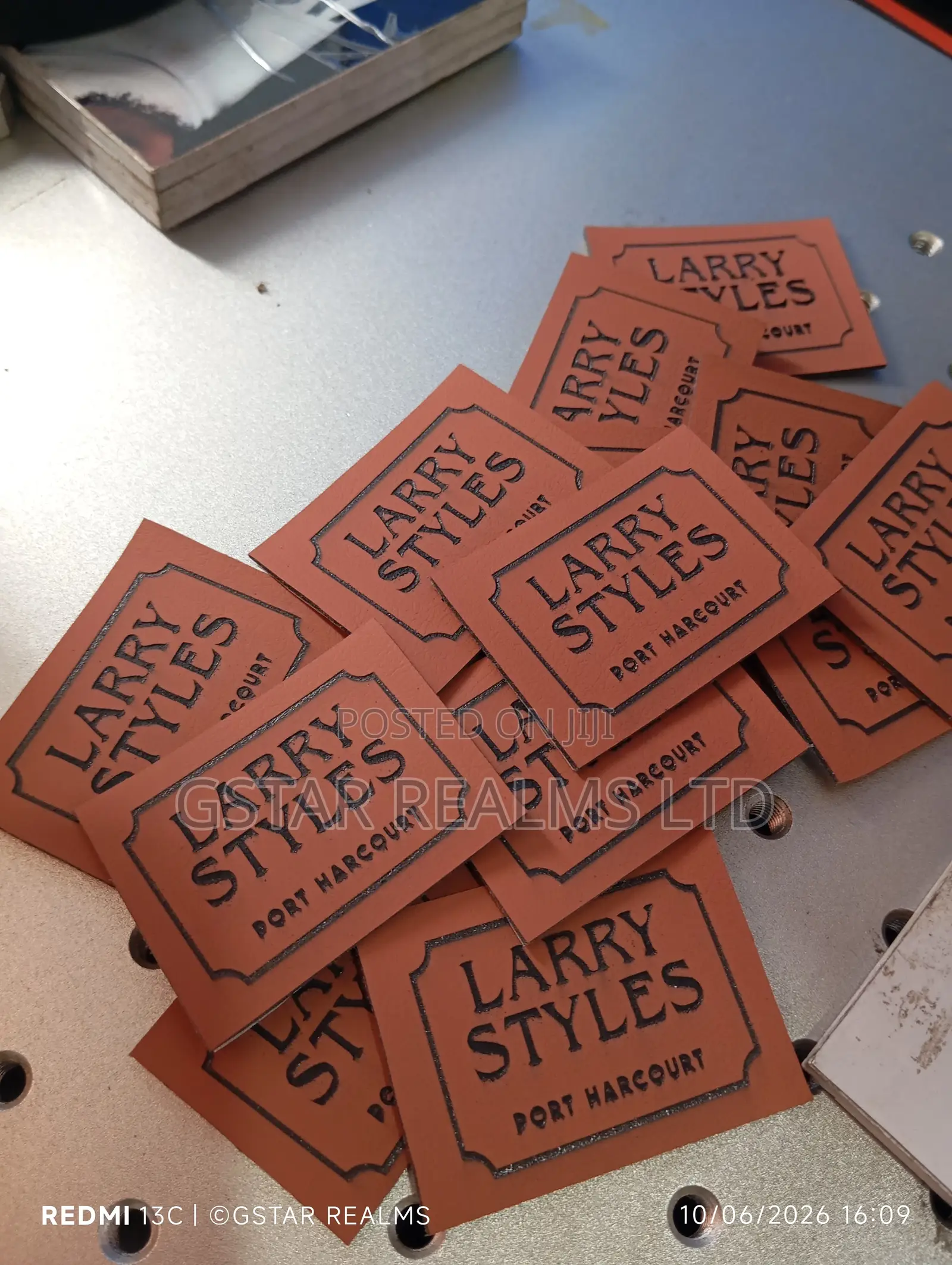 Leather Patch Engraved
