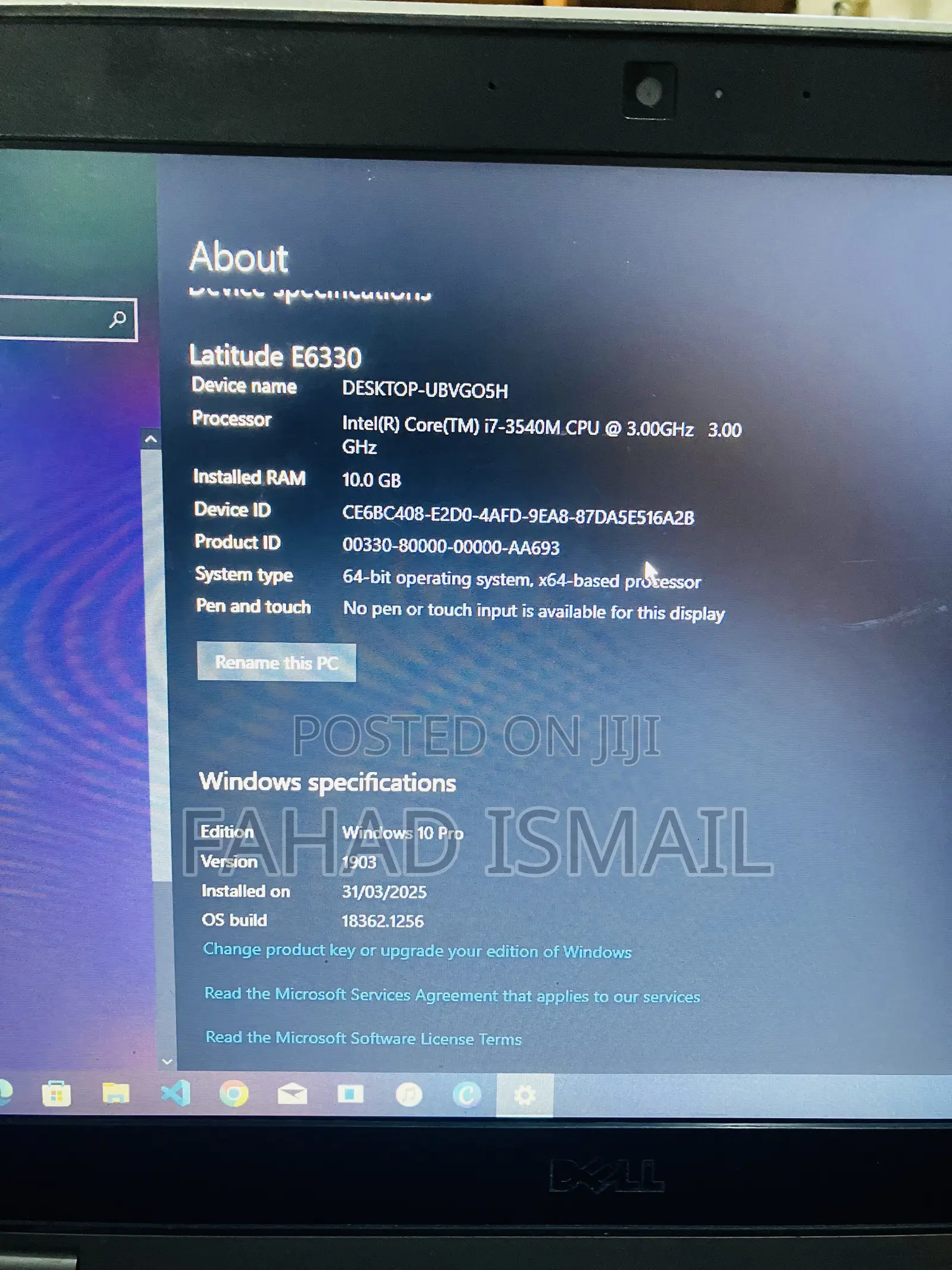 Laptop Dell Latitude E6330 12GB Intel Core i7 HDD 256GB