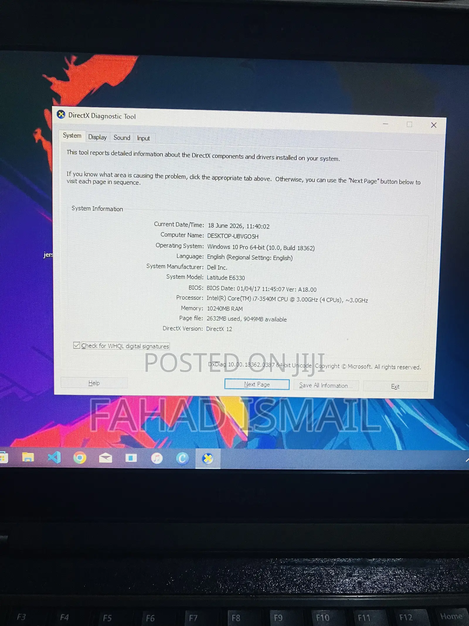 Laptop Dell Latitude E6330 12GB Intel Core i7 HDD 256GB