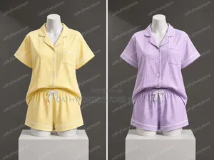 Ladies Two Piece Pajamas