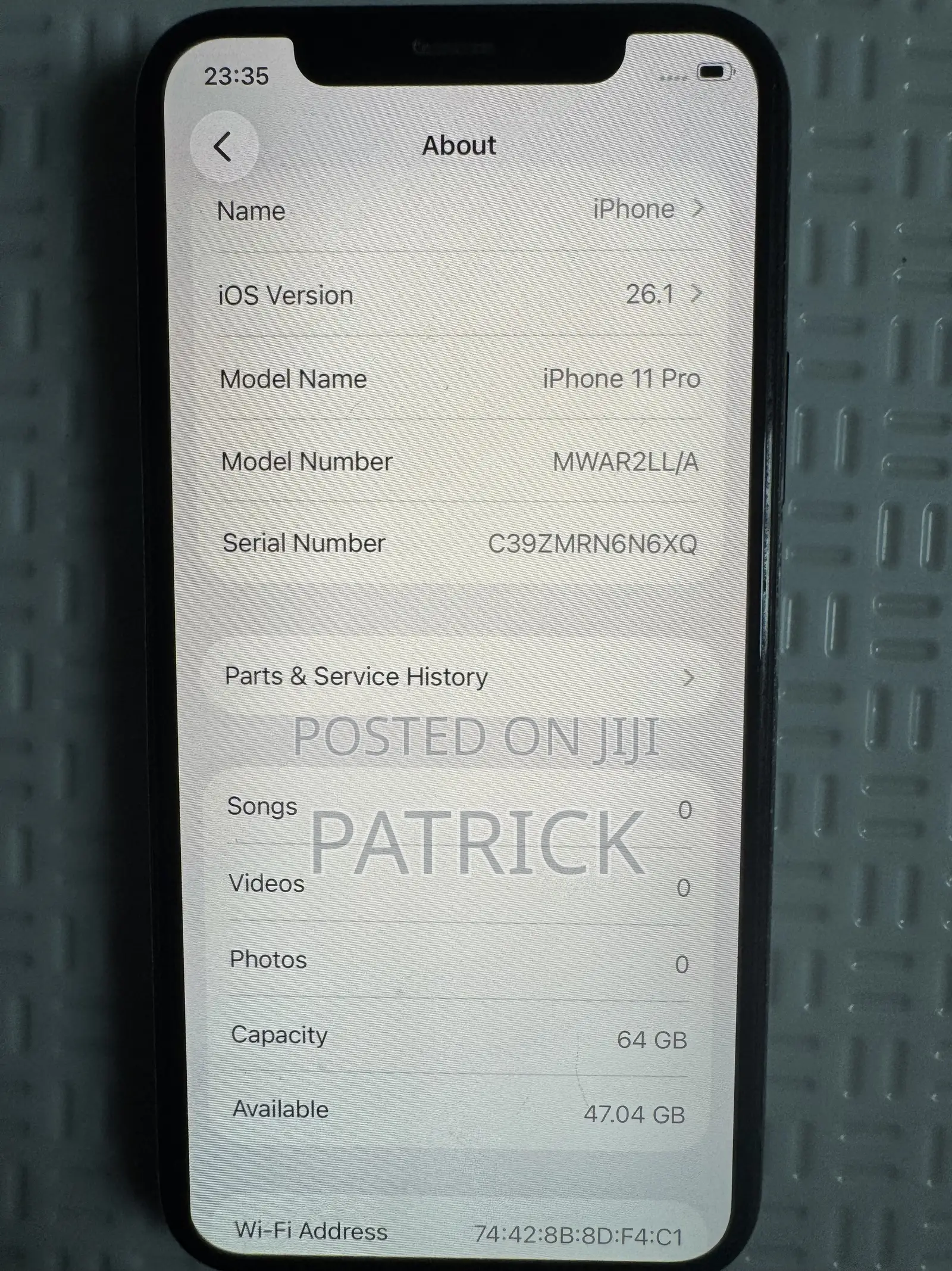 Apple iPhone 11 Pro 64 GB Gray