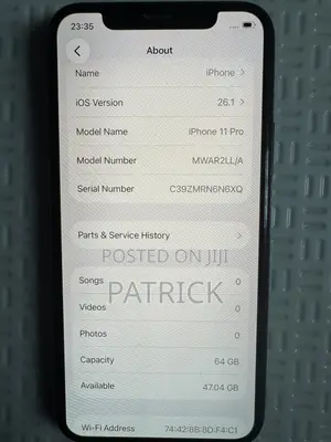 Apple iPhone 11 Pro 64 GB Gray