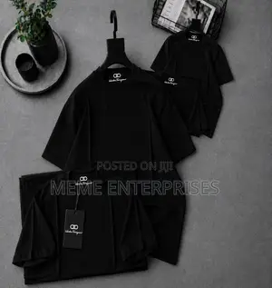 Designer Plain Black Tshirt