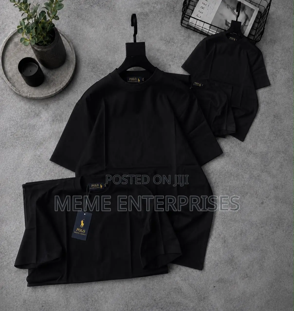 Designer Plain Black Tshirt