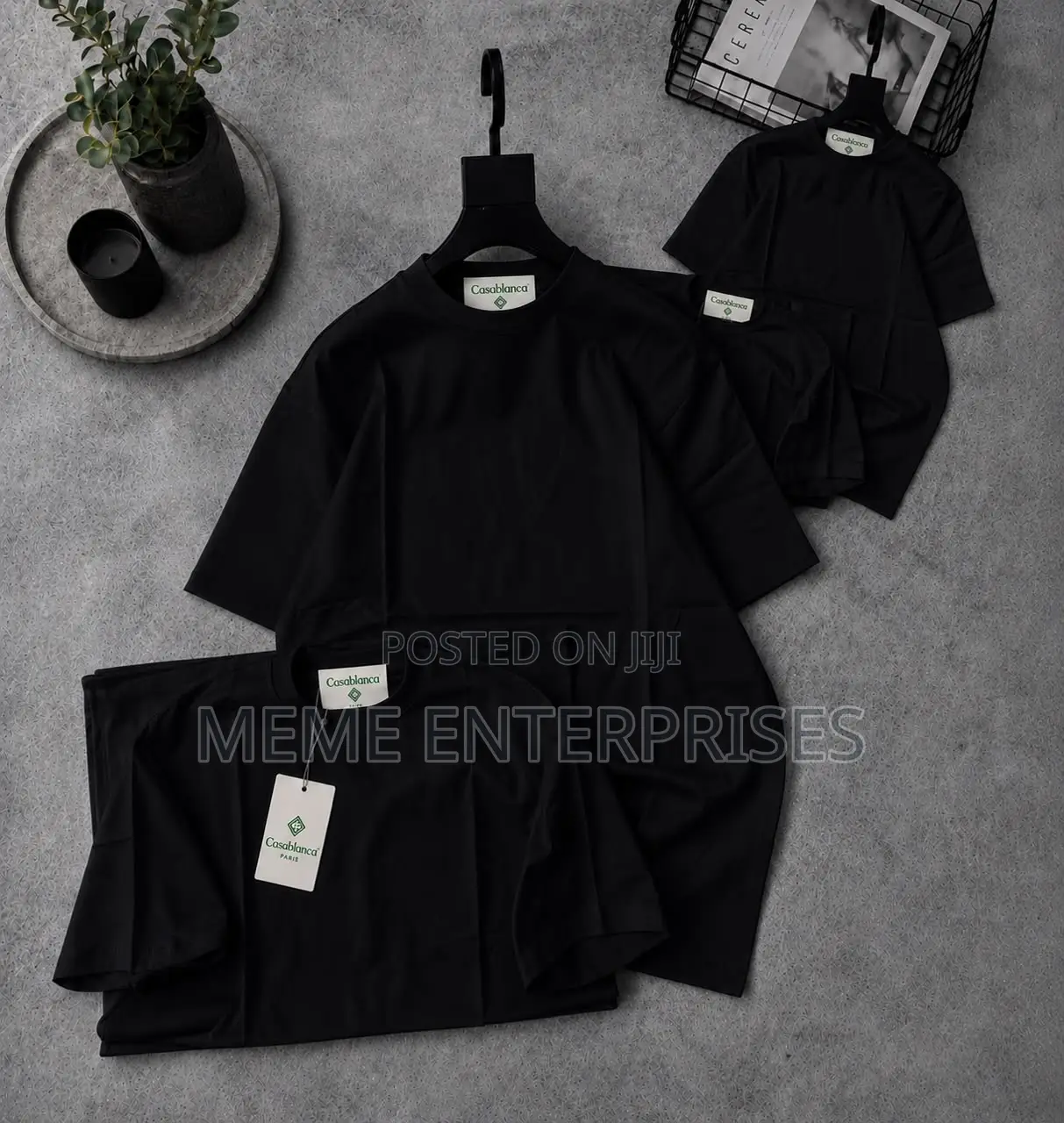 Designer Plain Black Tshirt