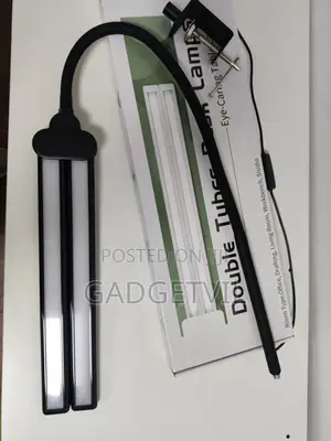 Double Head Touch Gooseneck Office Learning Computer Screen Lamp