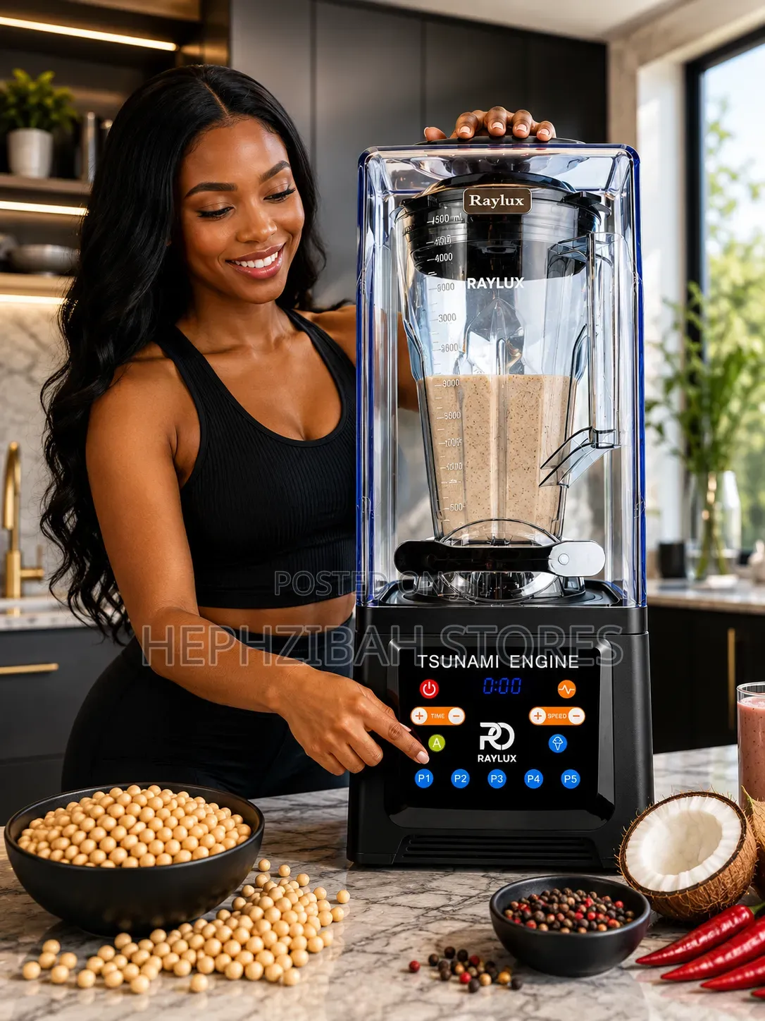 Raylux Tsunami 4.5l Heavy Duty Soundproof Automatic Program Blender