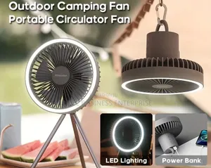 10000mah Rechargeable Fan,Can Be Used as a Power Bank.