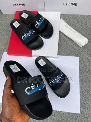 Black Casual Slides