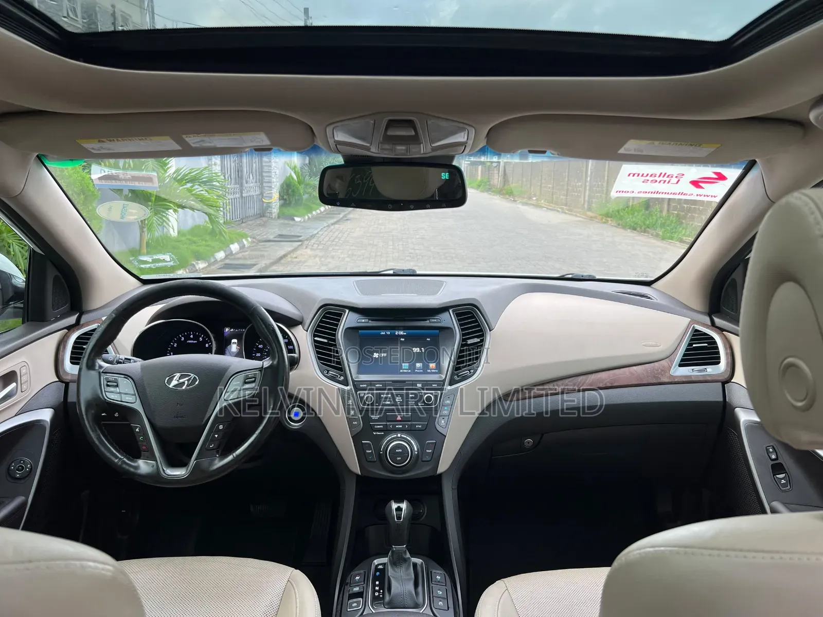 Hyundai Santa Fe 2017 White