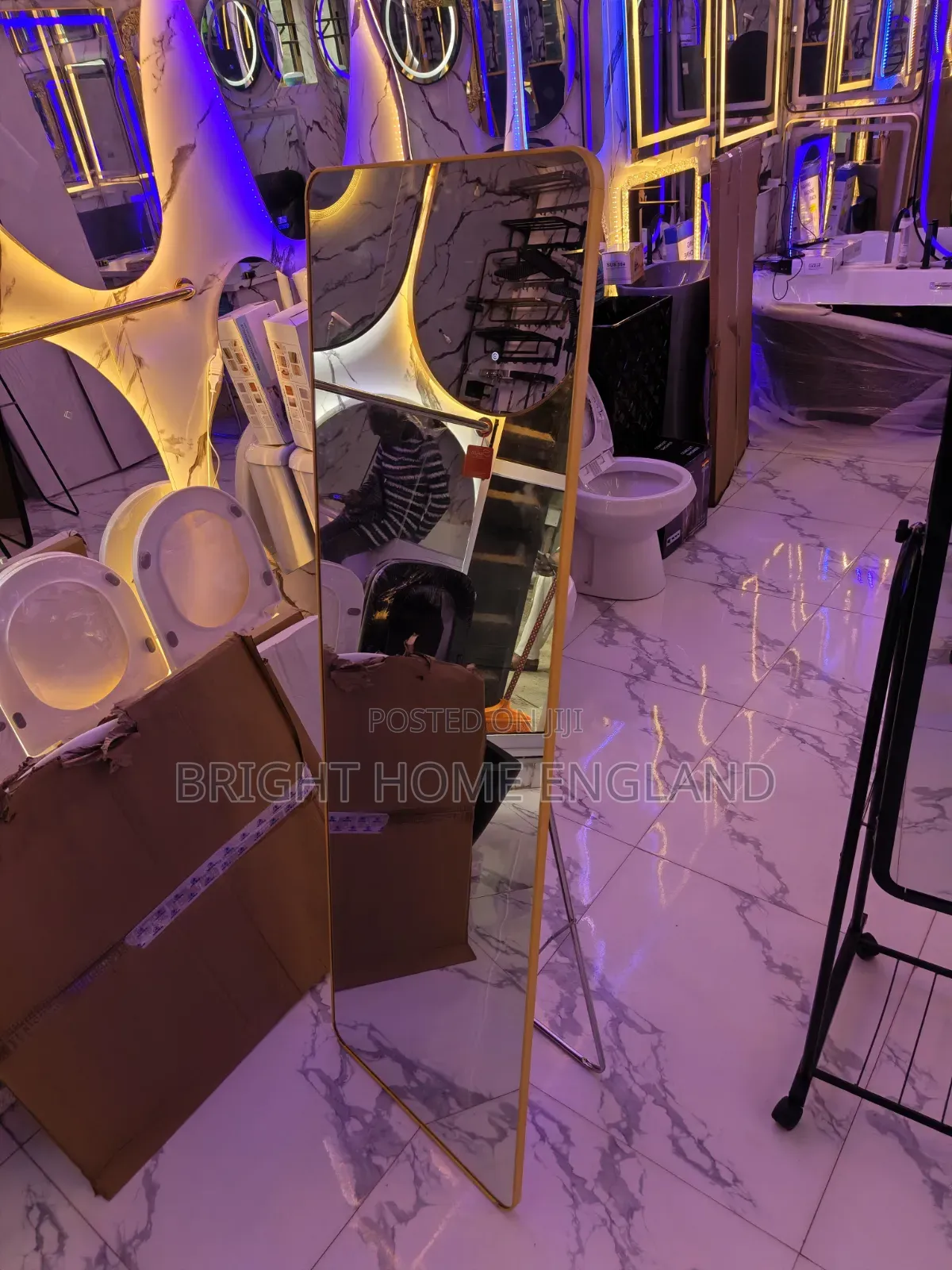 Standing Mirror With Free Full Heights