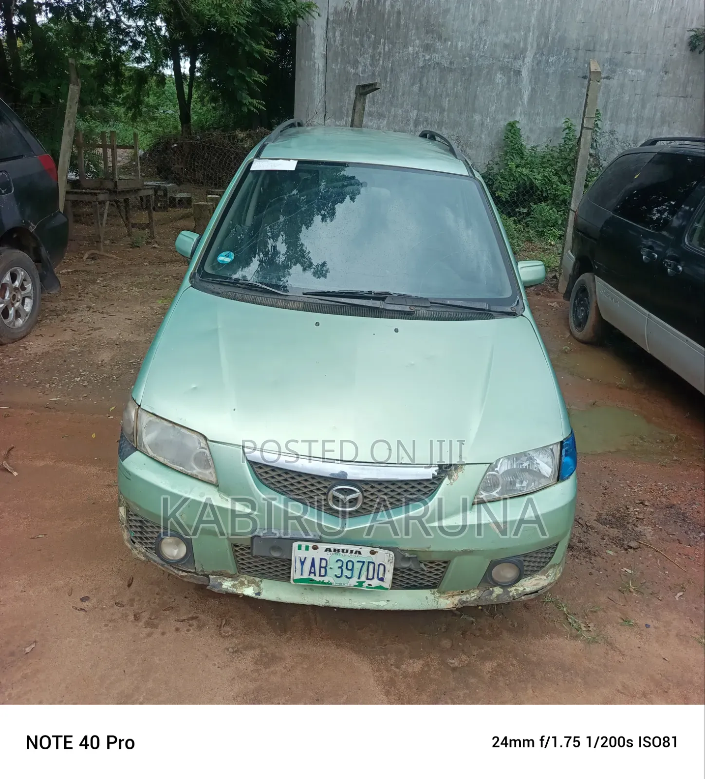 Mazda Premacy 2003 Orange