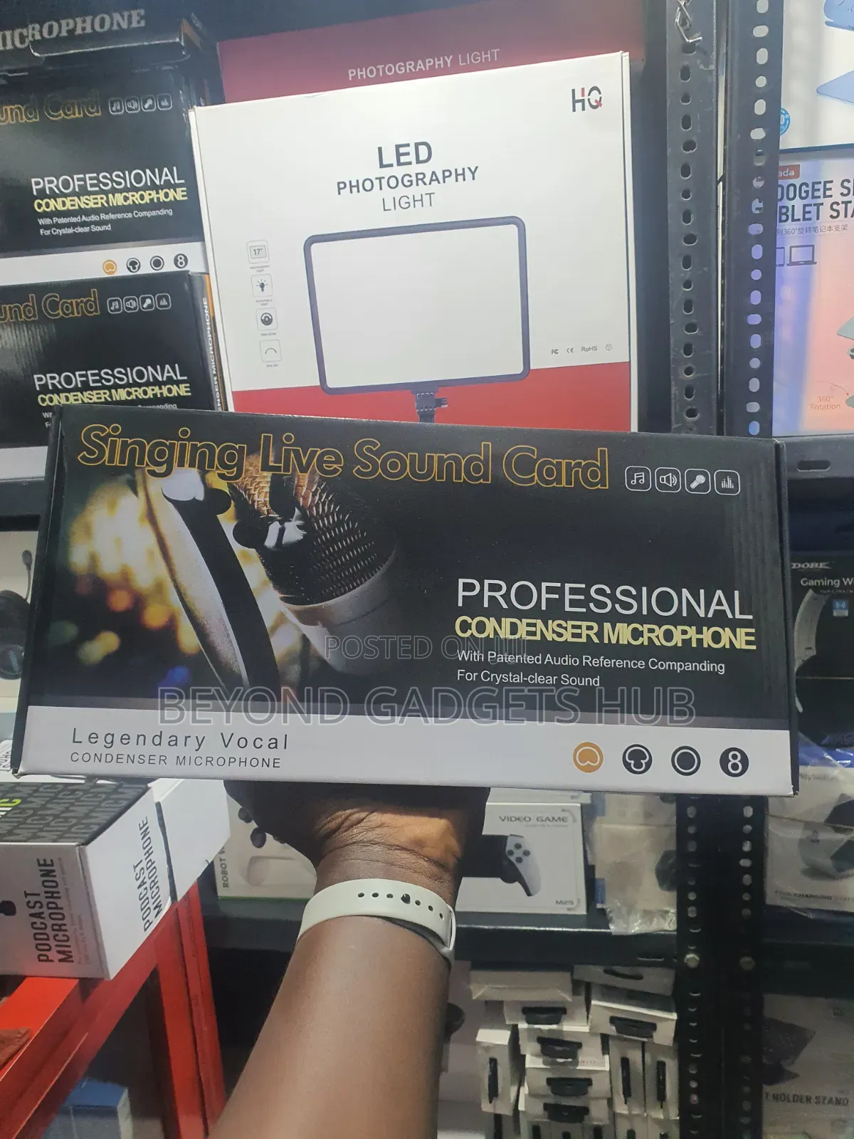 Professional Condenser Microphone – Studio Recording Mic