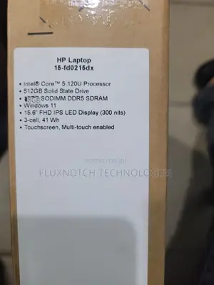 New Laptop HP 15 8GB Intel Core i5 SSD 512GB