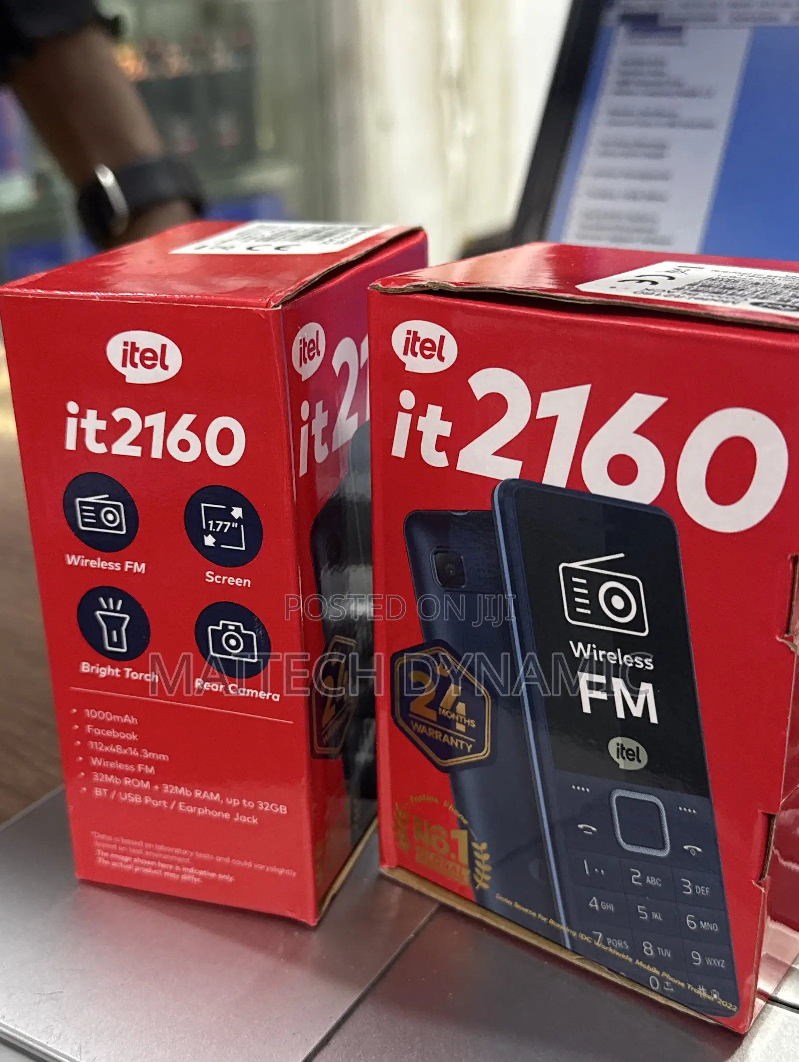 New Itel it2160 Black