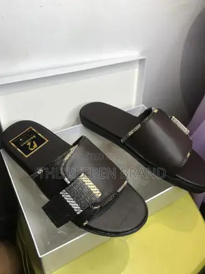Men's Leather Slippers