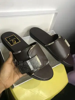 Men's Leather Slippers