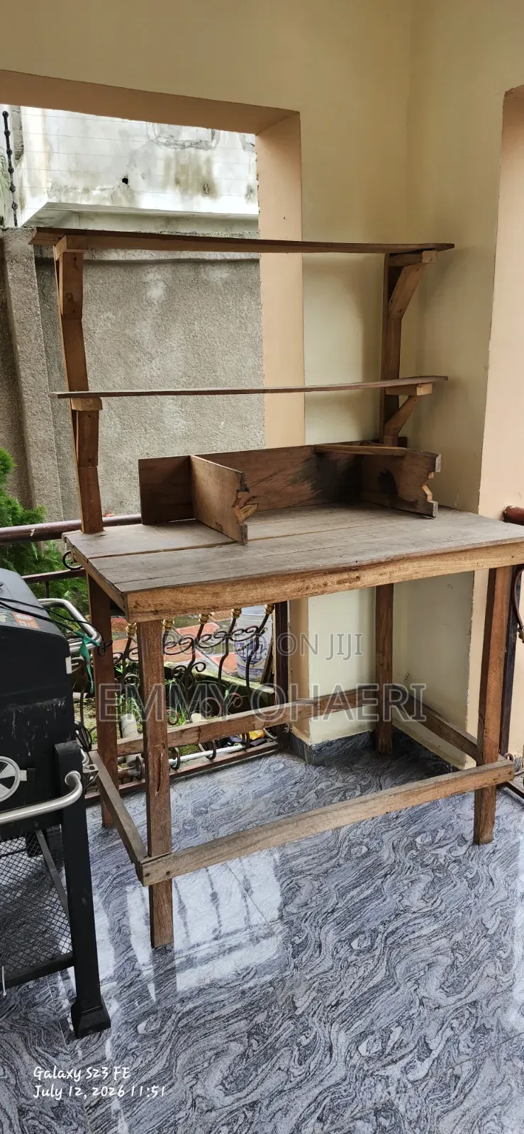 Wooden Table Canter