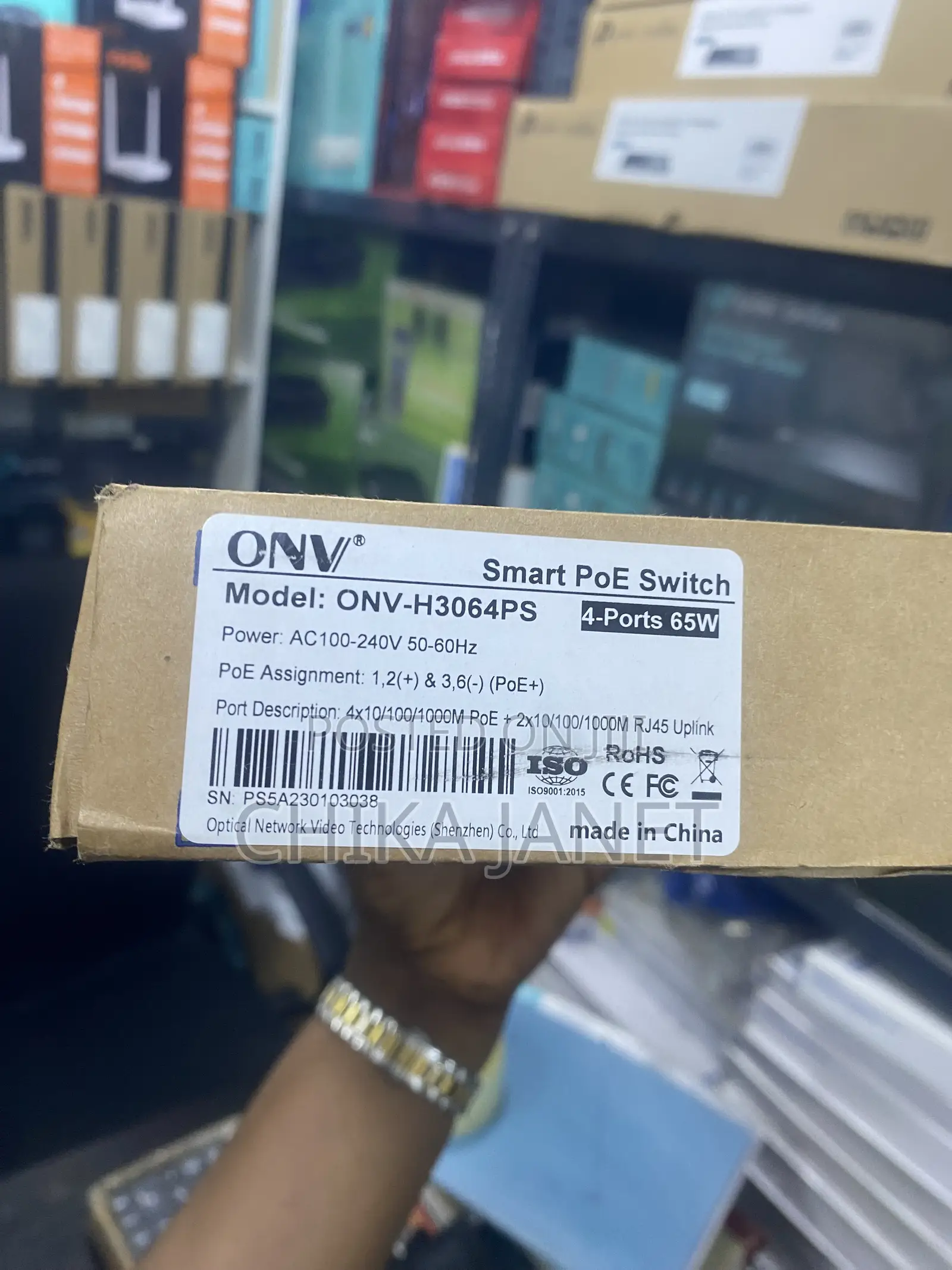 Onv 4port Smart Poe Switch