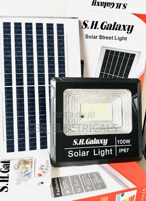 100w Solar Flood Light (Separate Panel )