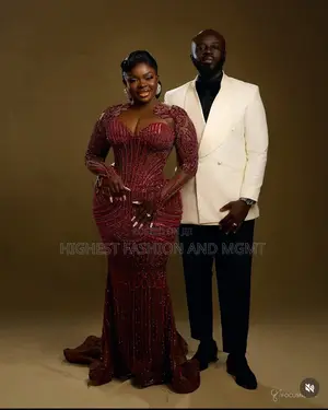 Luxury Crimson Cream Couple Set