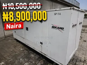 105 Kva Prime Rated Soundproof Mikano Generator