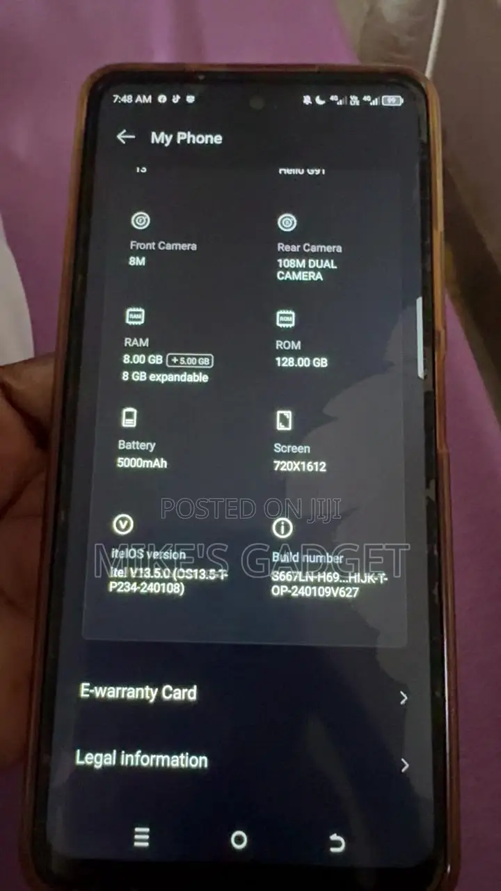 Itel S24 128 GB White