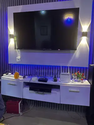 Tv Console, With Side and Led Lighting