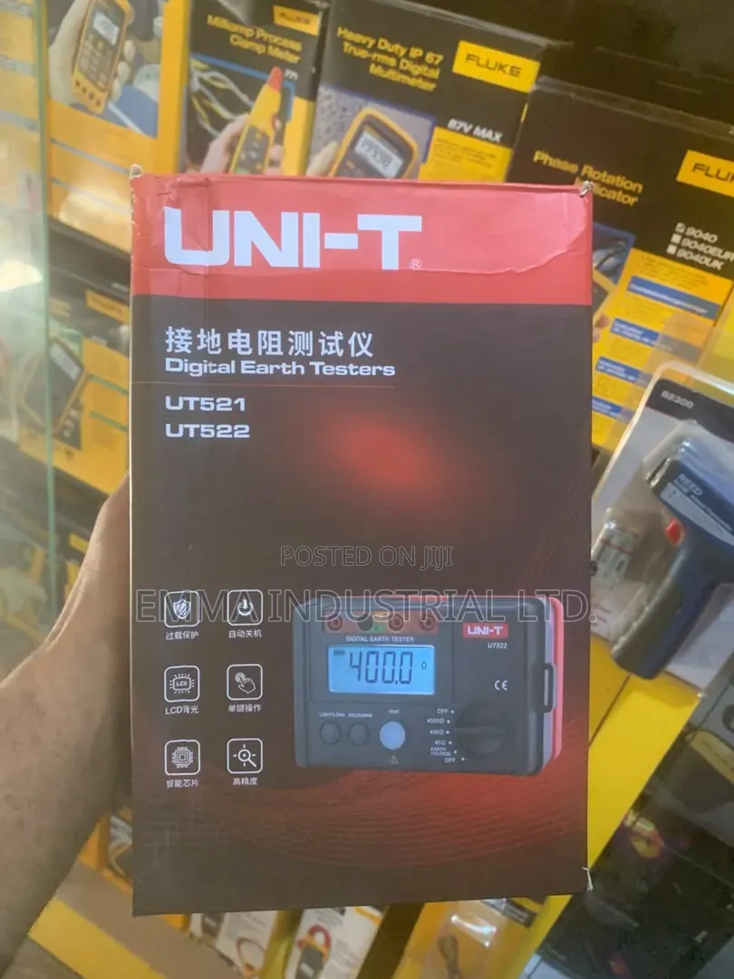 Uni-T Digital Earth Tester, Model Ut521 or Ut522.