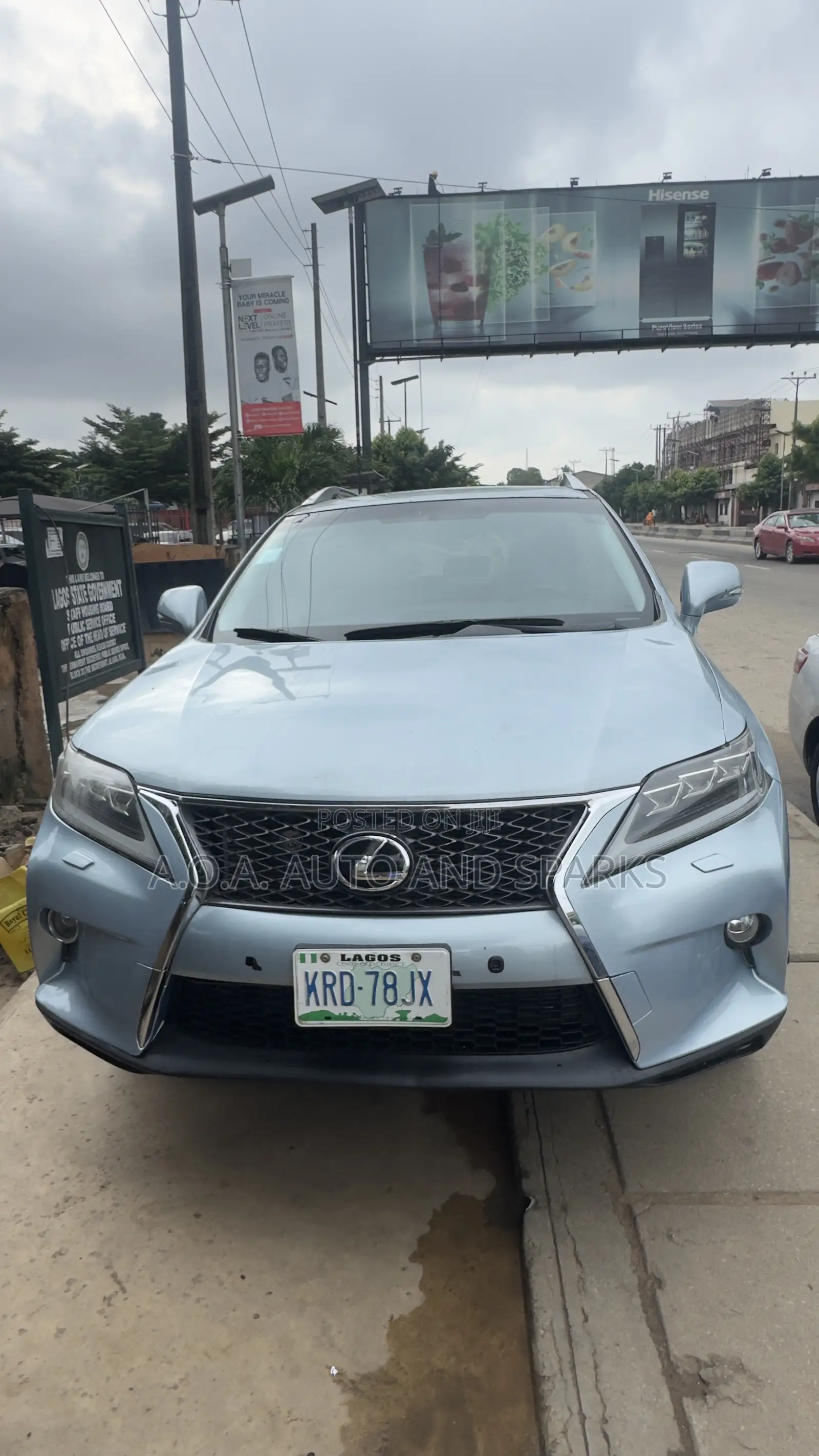 Lexus RX 2011 Blue