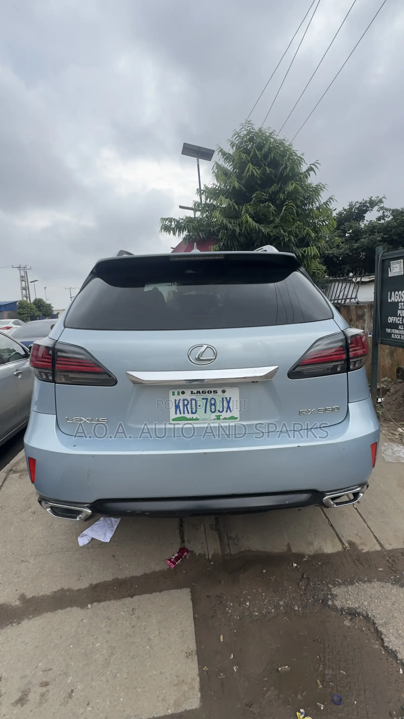 Lexus RX 2011 Blue