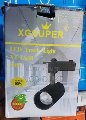 40w Track Light Adjustable Track Ceiling/Wall Spotlight In1 – Black