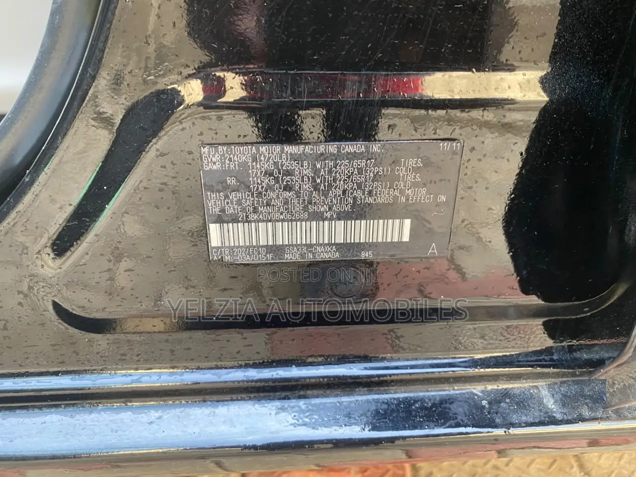 Toyota RAV4 2012 Black