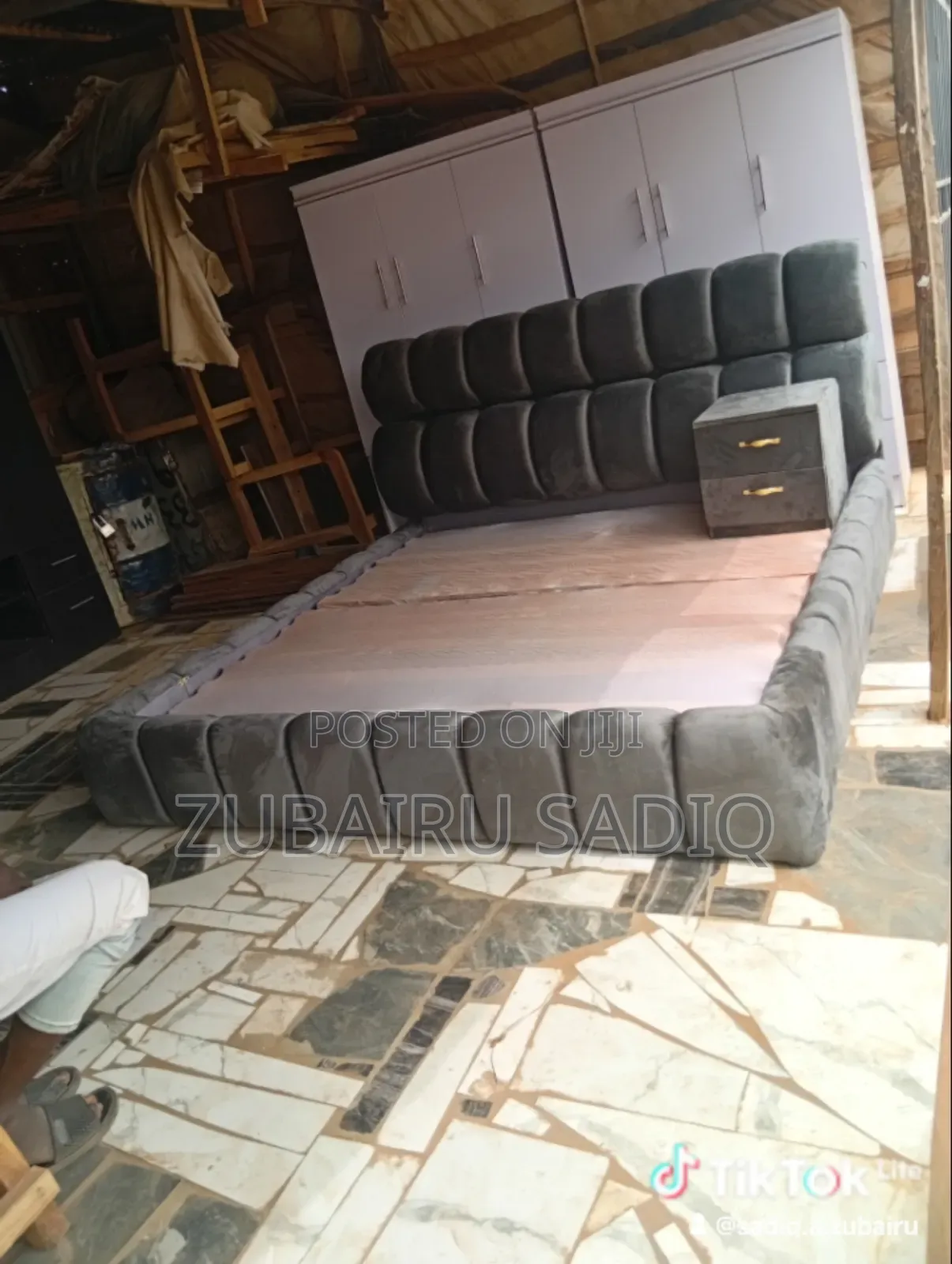 Padded Bed Frame 6 by 6