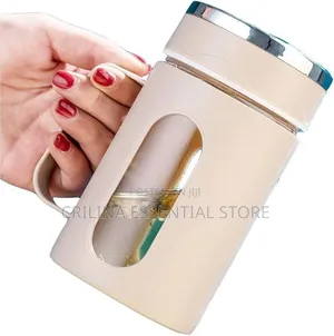 Double Layer Plastic Glass Office Cup 500ml(Souvenir)