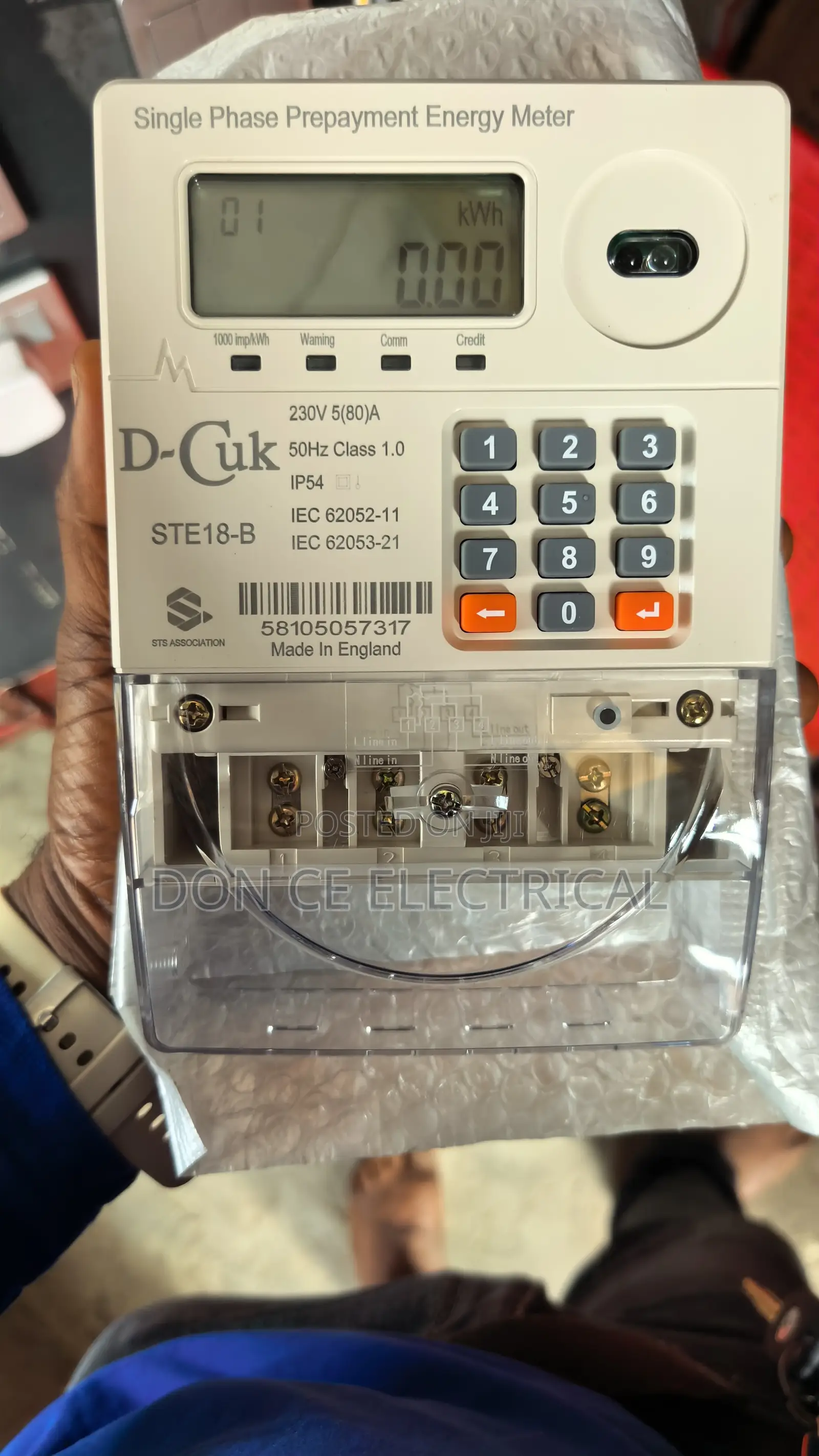 Single Phase Sub Prepaid Meter