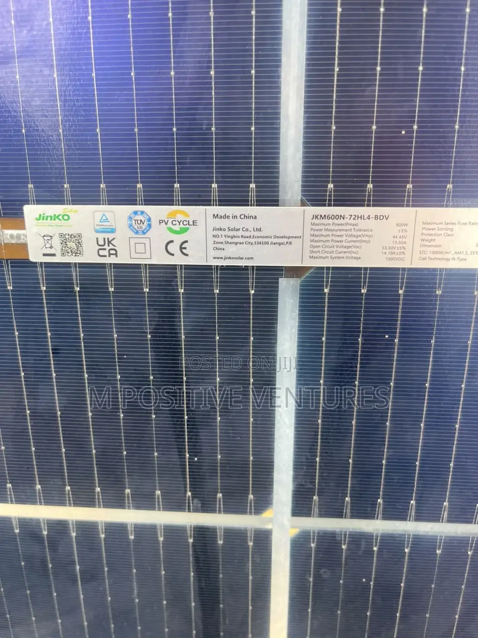 620w Jinko Panel
