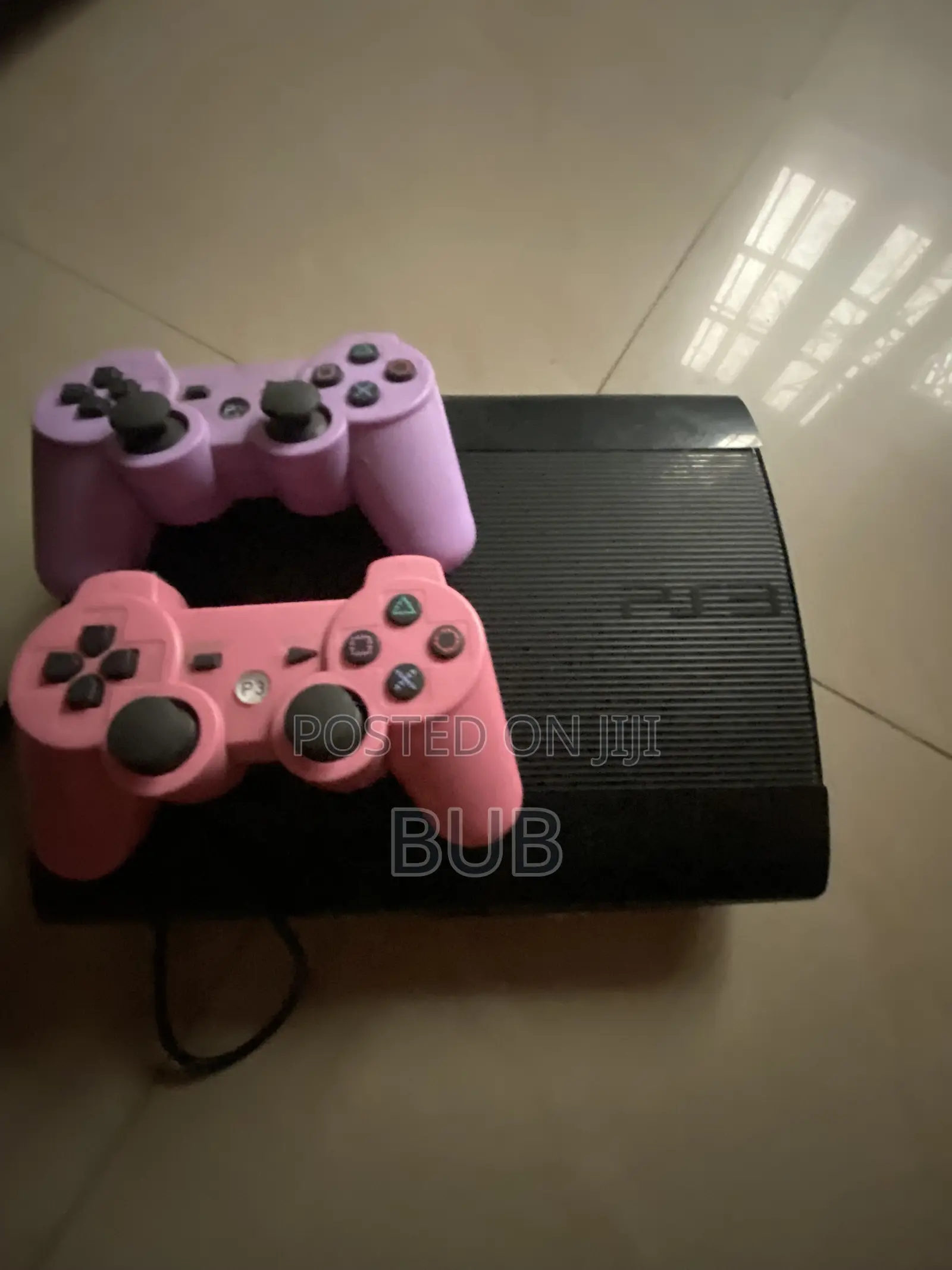 Ps 3 With 2 Game Pads and Installed Games