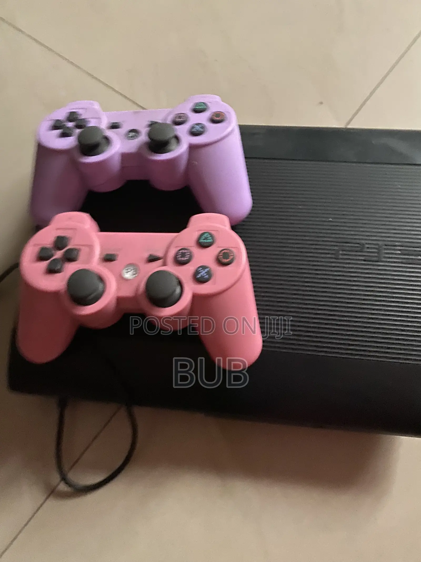 Ps 3 With 2 Game Pads and Installed Games