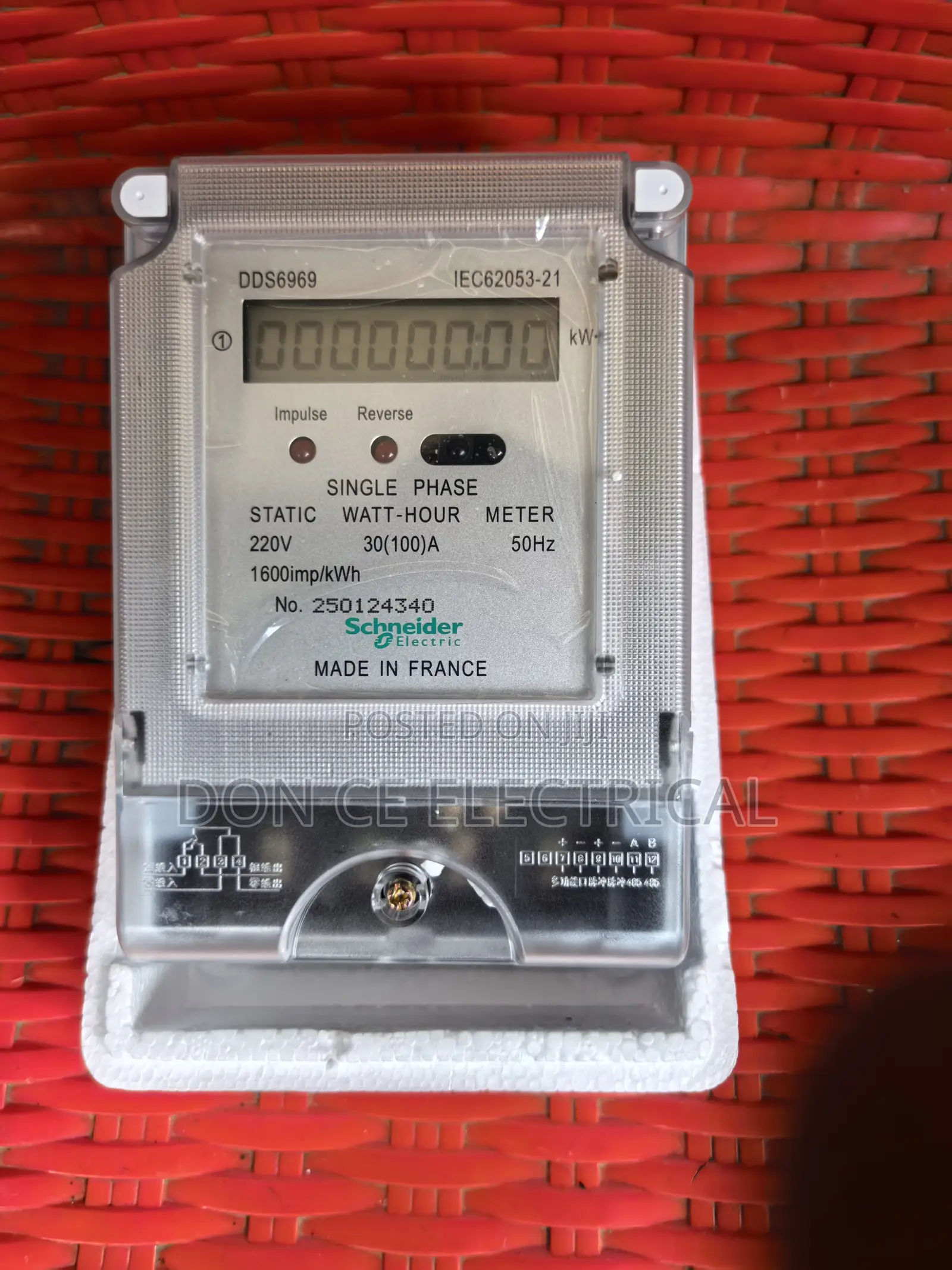 Single Phase Schneider Check Meter