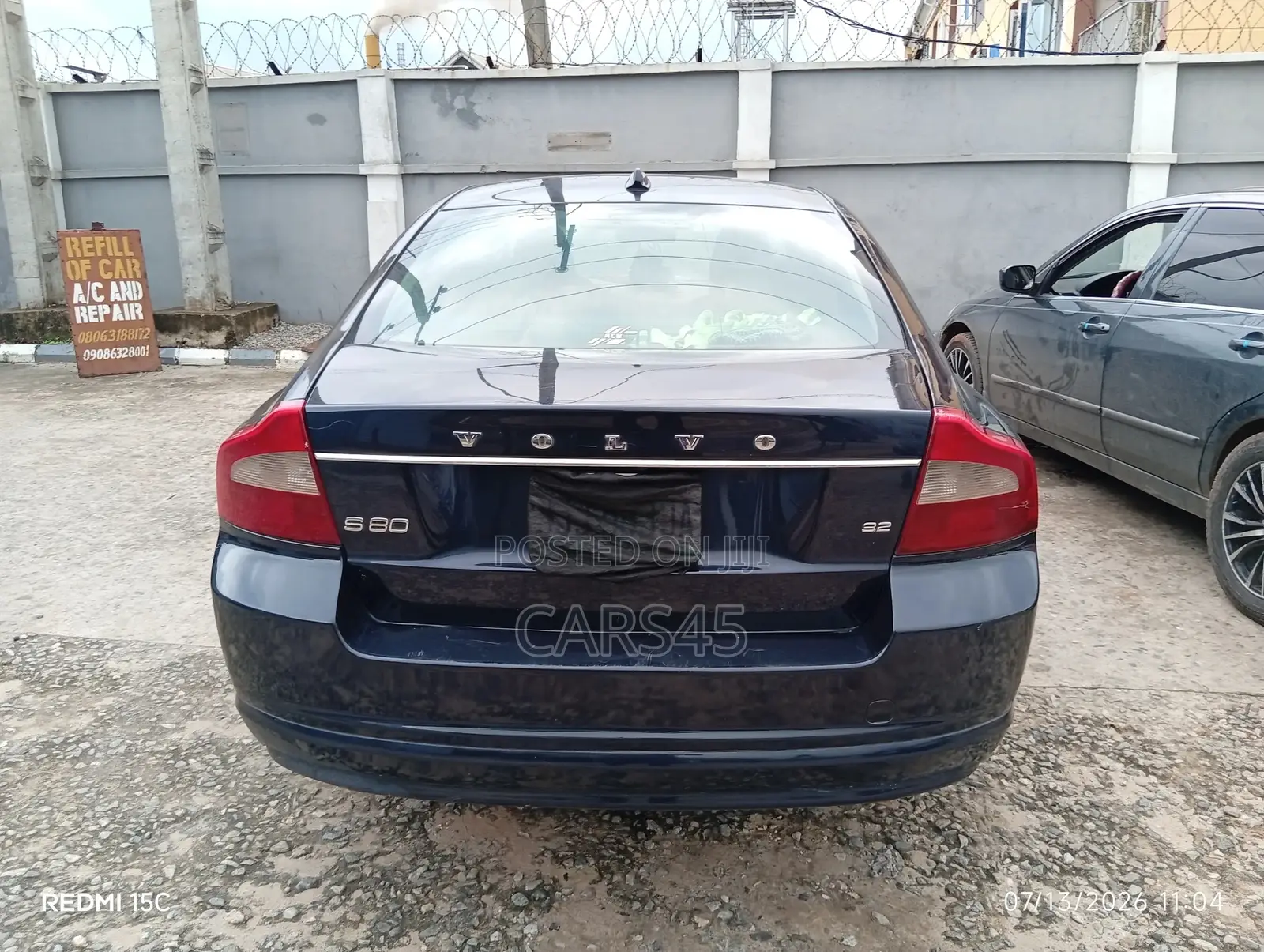 Volvo S80 2008 Blue