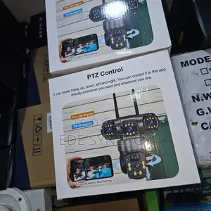 Triple Lense PTZ Camera With Mobile App