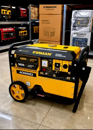 Firman Ac6000e2 5.5kva Key Start Petrol Generator – 100% Copper Coil
