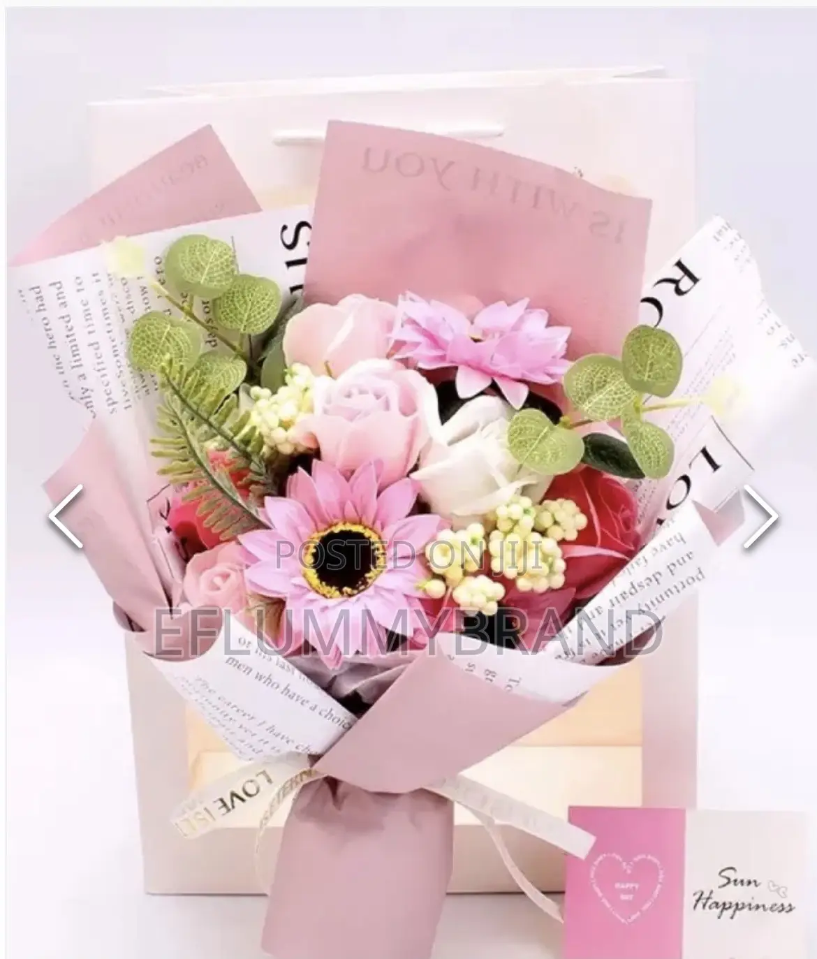 Rose Sunflower Bouquet
